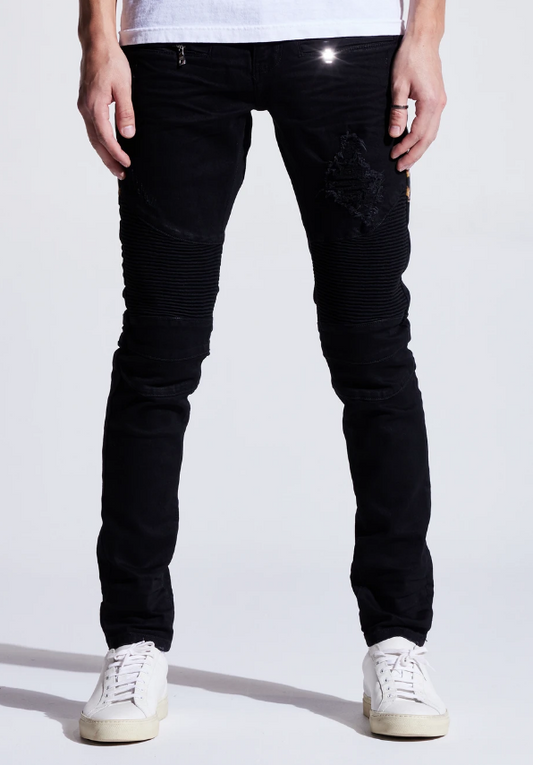 Embellish Bower Biker Denim