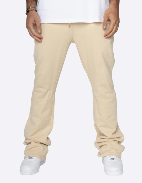 EPTM French Terry Flare Sweatpants Cream