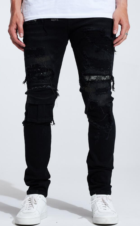 Embellish Oden Cargo Knee Denim