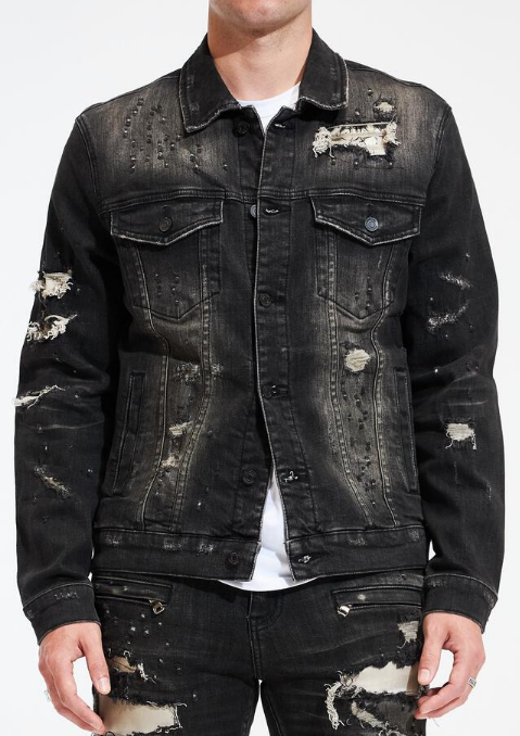 Embellish Halo Denim Jacket