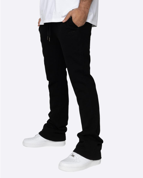 EPTM French Terry Flare Sweatpants Black