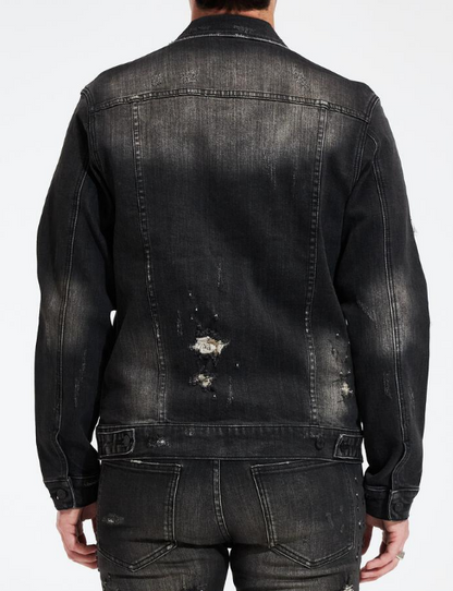 Embellish Halo Denim Jacket