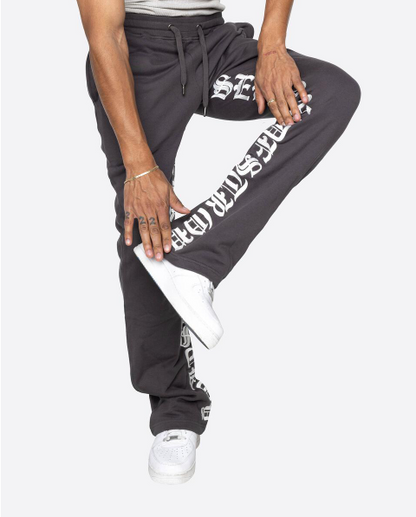 EPTM S&D Flare Sweatpants Smoke Grey