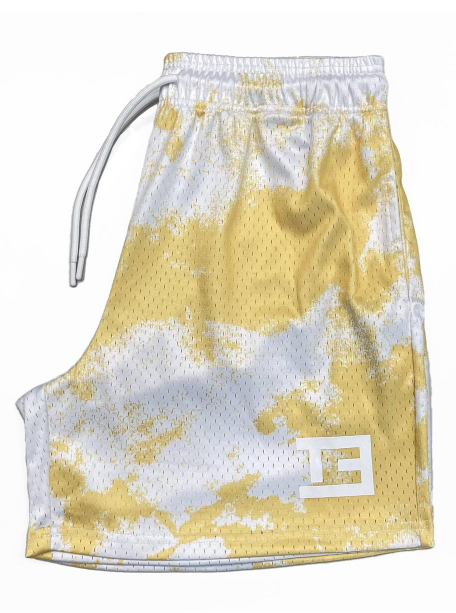 The Edition Brand TE Dye Shorts Yellow/White