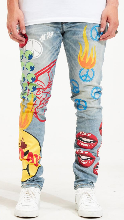 Embellish Peace Denim