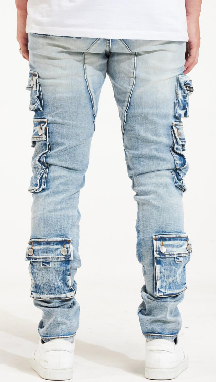 Embellish Polo Cargo Denim