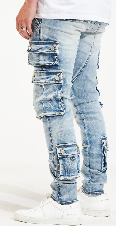 Embellish Polo Cargo Denim