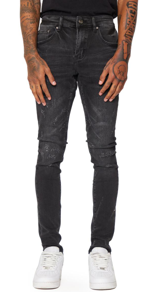 ESNTL Lab Jeans Galaxy Washed Black
