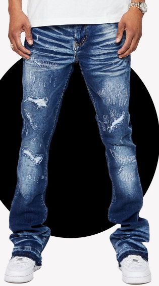 ESNTL Lab Jeans Rhino Stacked