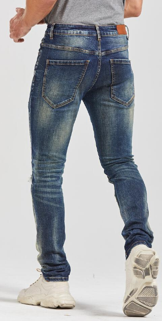 Foreign Local Dark Indigo Rip & Repair
