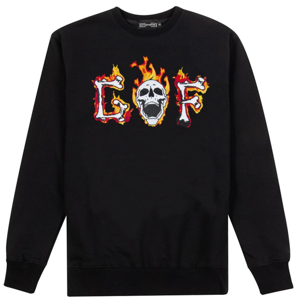 Gifts Of Fortune Flamming Skull Sweater
