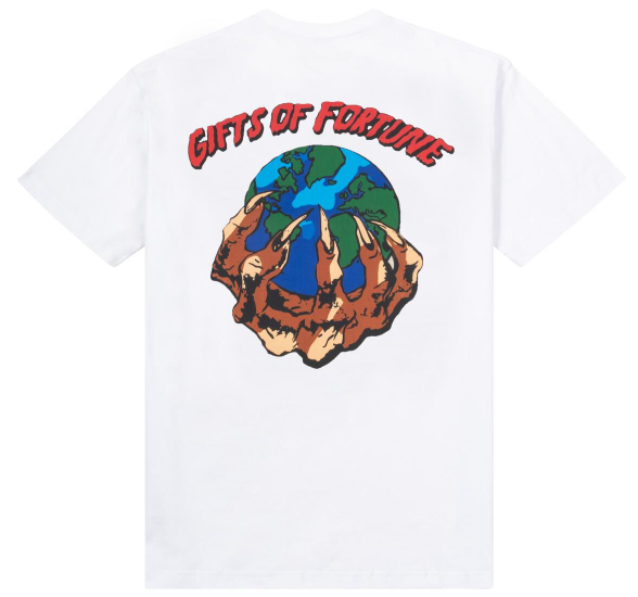 Gifts Of Fortune The World is Yours Tee White