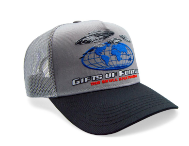 Gift Of Fortune Out of This World Trucker Grey/Black