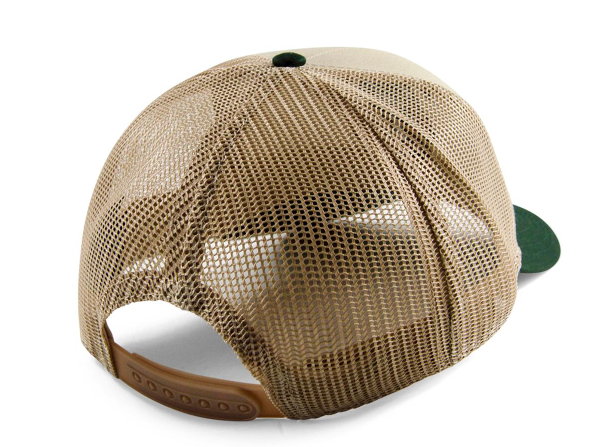 Gift Of Fortune The World is Yours Trucker Tan/Green