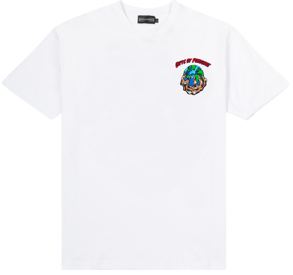 Gifts Of Fortune The World is Yours Tee White