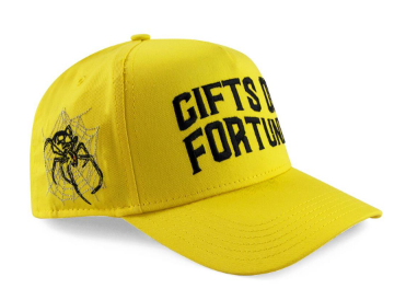 Gift Of Fortune  Black Widow Trucker Yellow