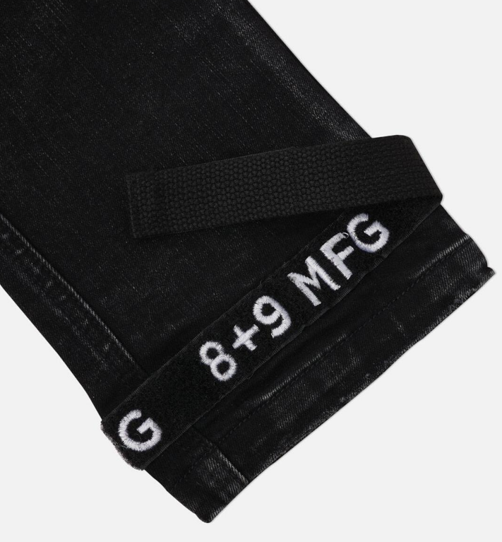 8 & 9 Clothing Strapped Up Utility Pants Black
