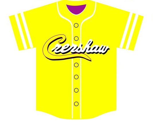 Headgear Classics Crenshaw Kobe Baseball Jersey Yellow