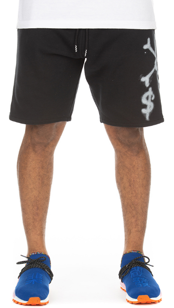Icecream Marker Shorts Black