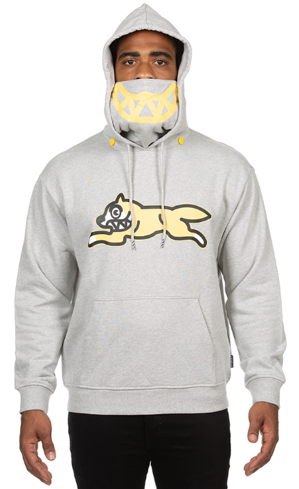 Icecream Overlap Hoodie Heather Grey