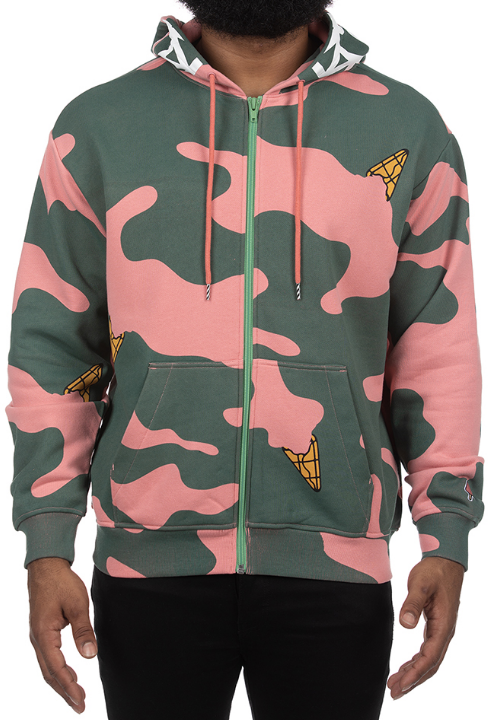 Icecream Smile Hoodie Mauve Glow