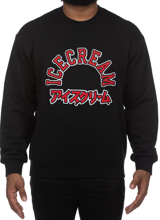 Icecream University Crewneck Black