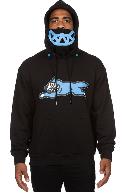 Icecream Overlap Hoodie Black