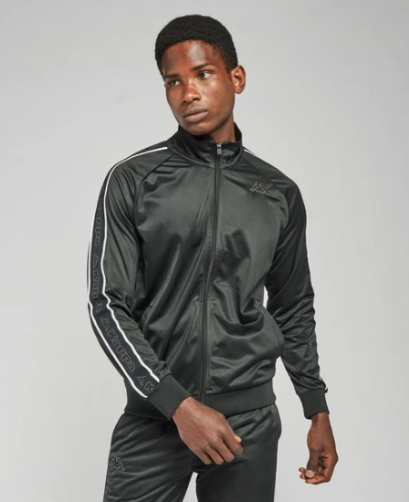 Kappa Logo Tape Artem 2 Track Jacket Black