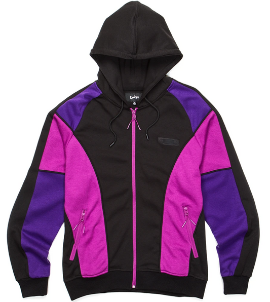 Cookies Pylon Zip Hoodie (Black/Purple)