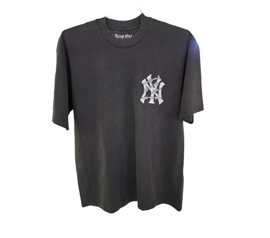 KOFL New York Over Sized Tee Ash Black