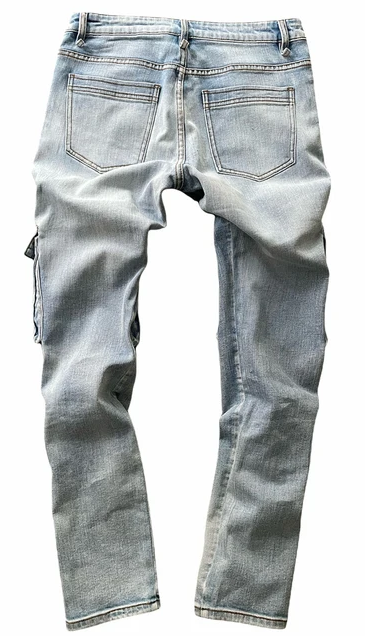 Lifted Anchors Snap Cargo Denim Light Blue