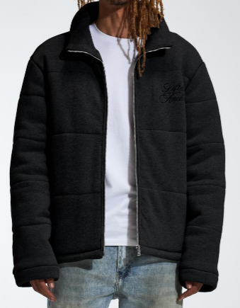 Lifted Anchors "Modular" Puffer Jacket Black