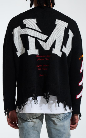 Lifted Anchors "Honors" Cardigan Black