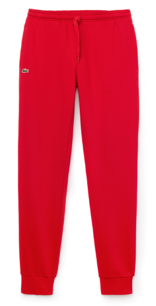 Lacoste Men's Sport Fleece Tennis Sweatpants Red