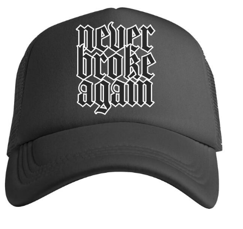 Never Broke Again NBA Youngboy Moto Trucker Hat