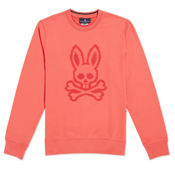 Psycho Bunny Siddick Logo Sweatshirt Pink