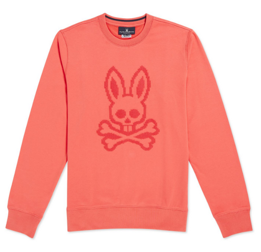 Psycho Bunny Siddick Logo Sweatshirt Pink