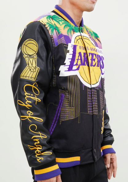 Pro Standard Los Angeles Lakers Remix Varsity Jacket