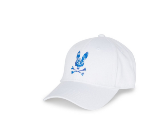Psycho Bunny Cranwhich Baseball Cap White