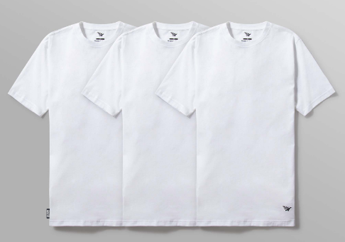Paper Planes Essential Tee 3 Pack White