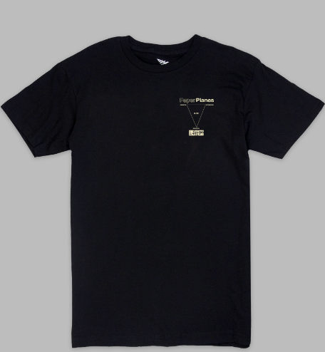 Paper Planes Beyond The Surface Tee Black