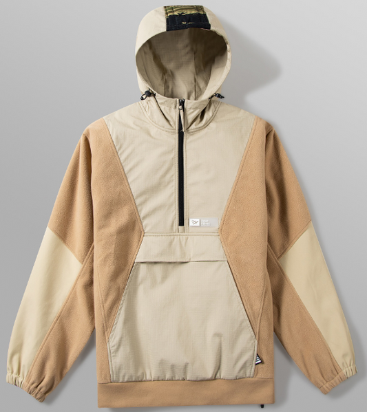 Paper Planes Hybrid Bonded Polar Fleece Anorak