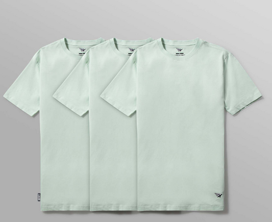 Paper Planes Essential Tee 3 Pack Subtle Green