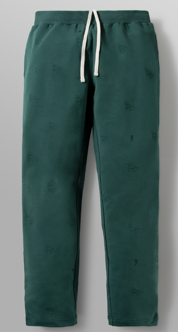 Paper Planes Stencil Slim Fit EMB Sweatpants Pinegreen