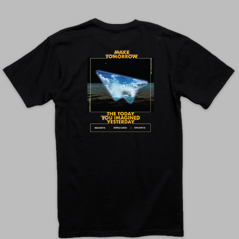 Paper Planes Beyond The Surface Tee Black
