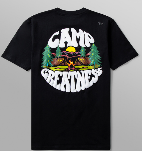 Paper Planes Camp Staff Tee Black