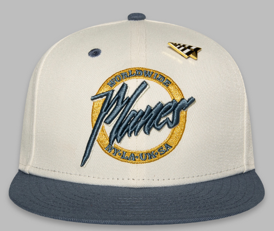 Paper Planes Small World Colorblock Snapback Stone Blue