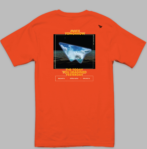 Paper Planes Beyond The Surface Tee Sunset