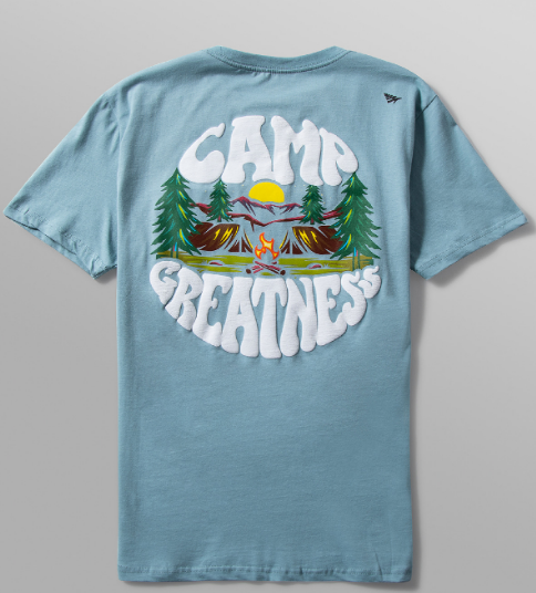 Paper Planes Camp Staff Tee Slate