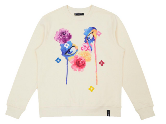 Roku Victory Eyes Crewneck Eggshell
